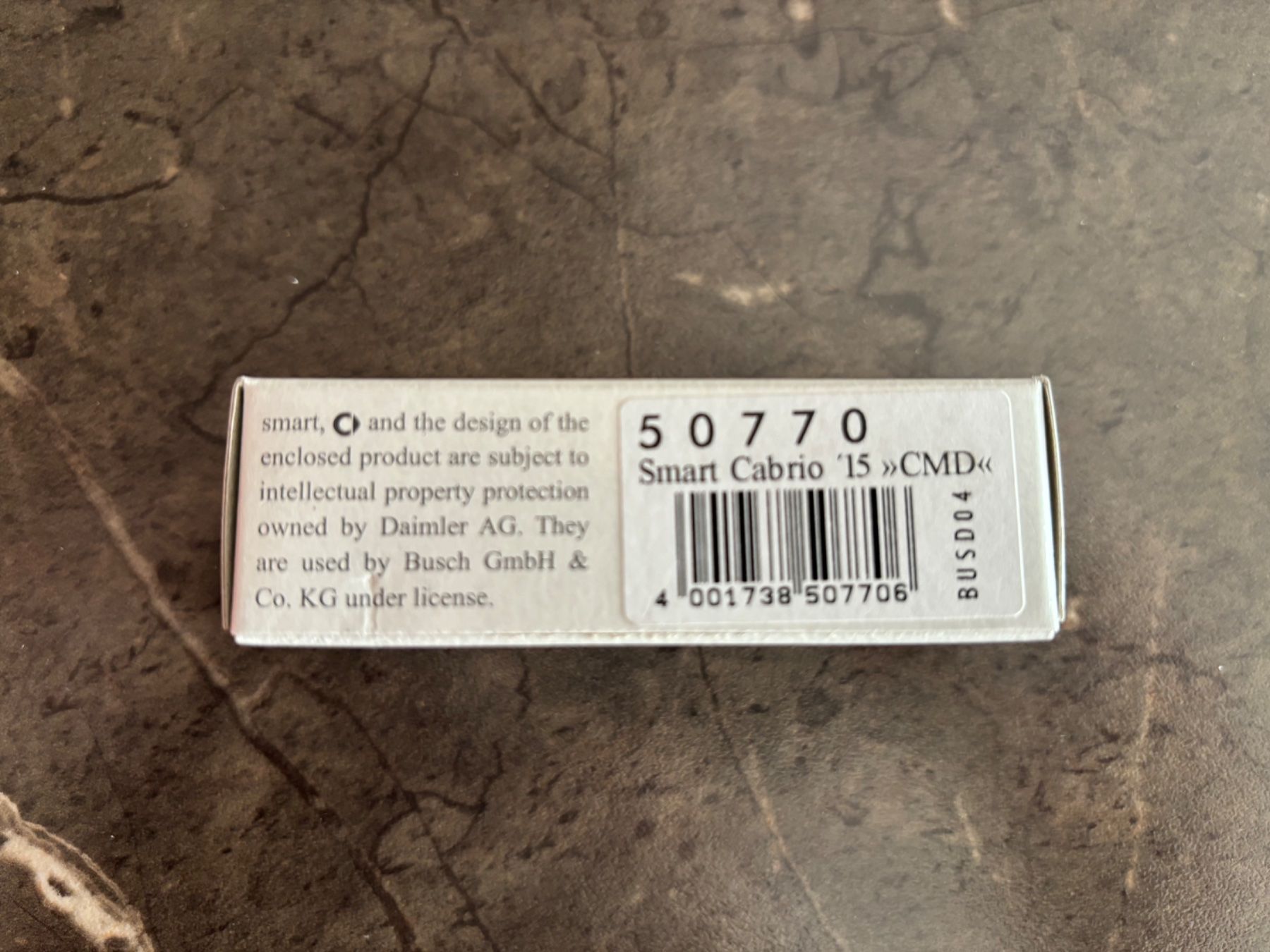 Busch Modellini di ferrovie: Busch 50770 Smart Fortwo Cabrio – Nuovo e nell'imballaggio originale da Hauterive NE venduto da eriamch 1