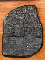 Ägyptischer Stein von Rosette Replikat Hieroglyphen Schrift
