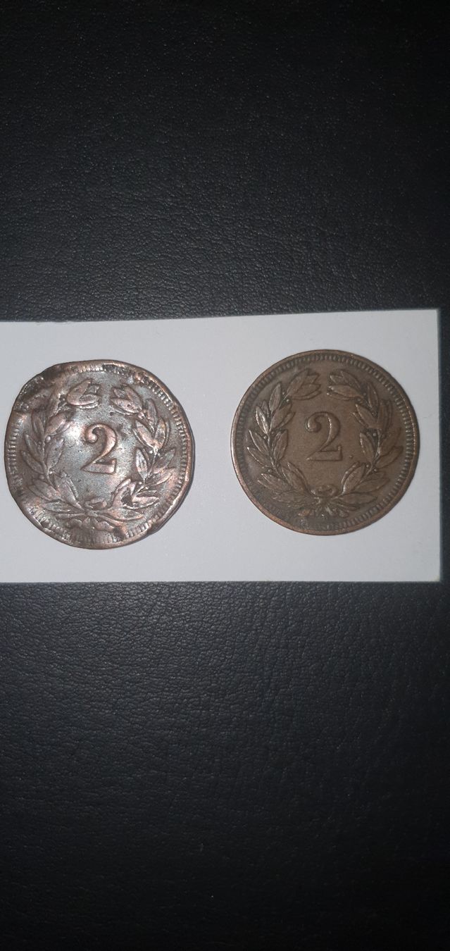 Tutti le monete: 2 x seltene 2 Rappen 1904 – Usato da Baden venduto da chris94 3
