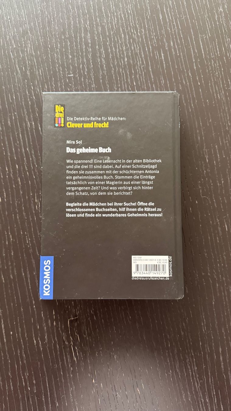 Libri: Die drei !!! - Das geheime Buch - Jugendbuch – Usato da Unterengstringen venduto da mar_tt2t 1