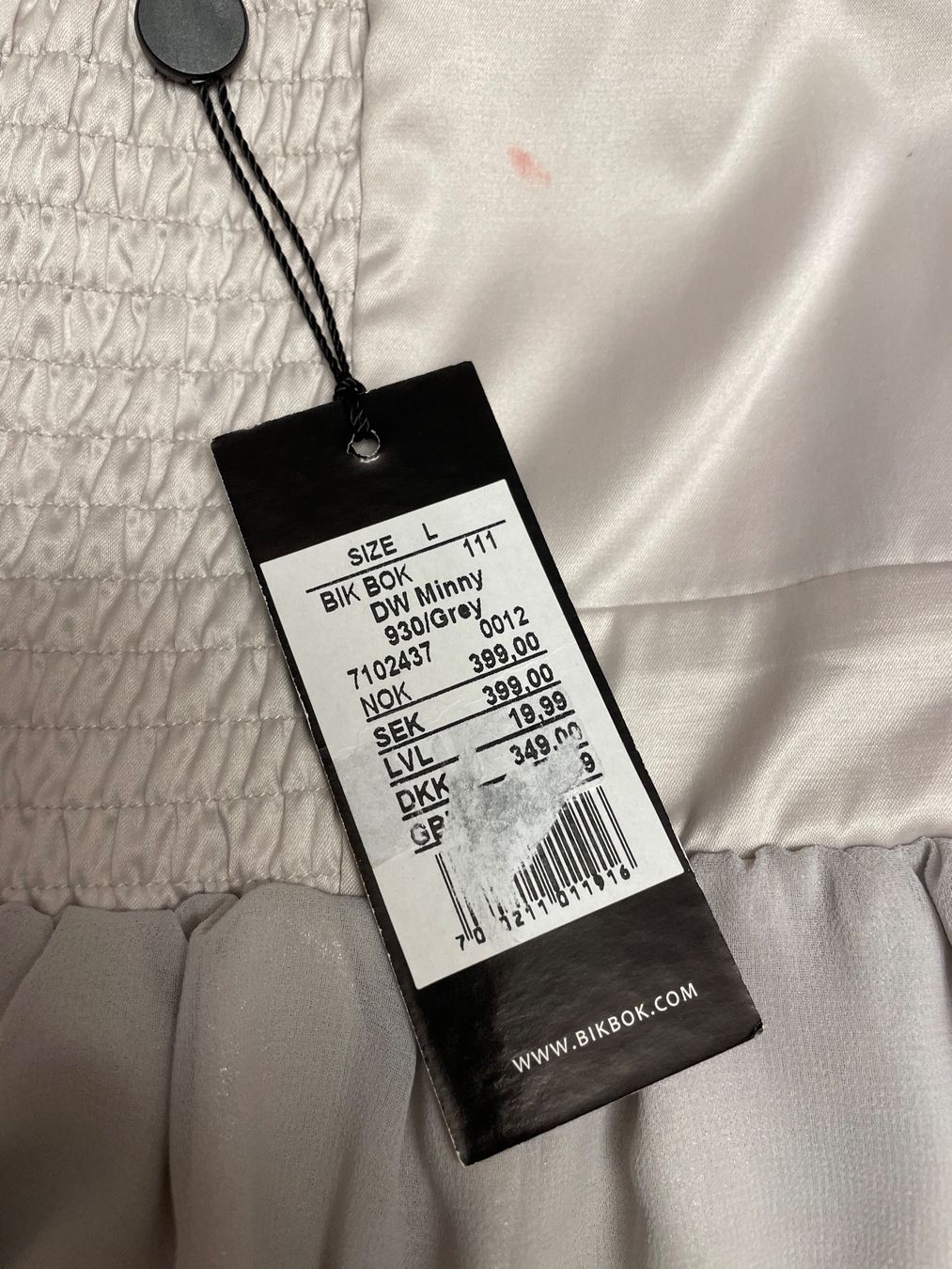 Vestiti: Festliches Kleid von BikBok Hellgrau Gr. L – Usato da Konolfingen venduto da likeacat 2