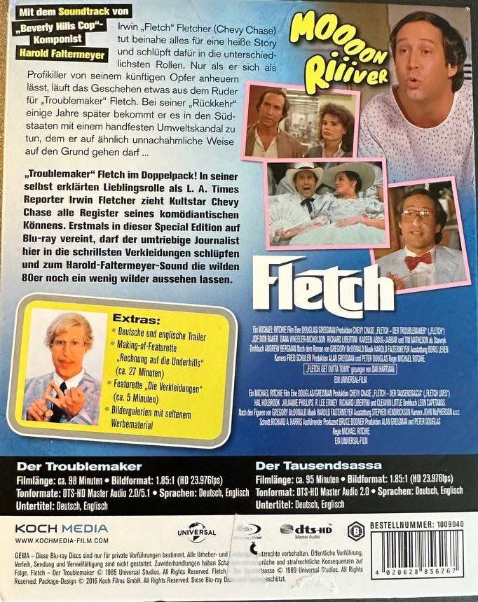 Tutti i DVDs: Fletch Blu-ray Box - Der Troublemaker & Tausendsassa – Usato da Beringen venduto da Mantafisch1 1