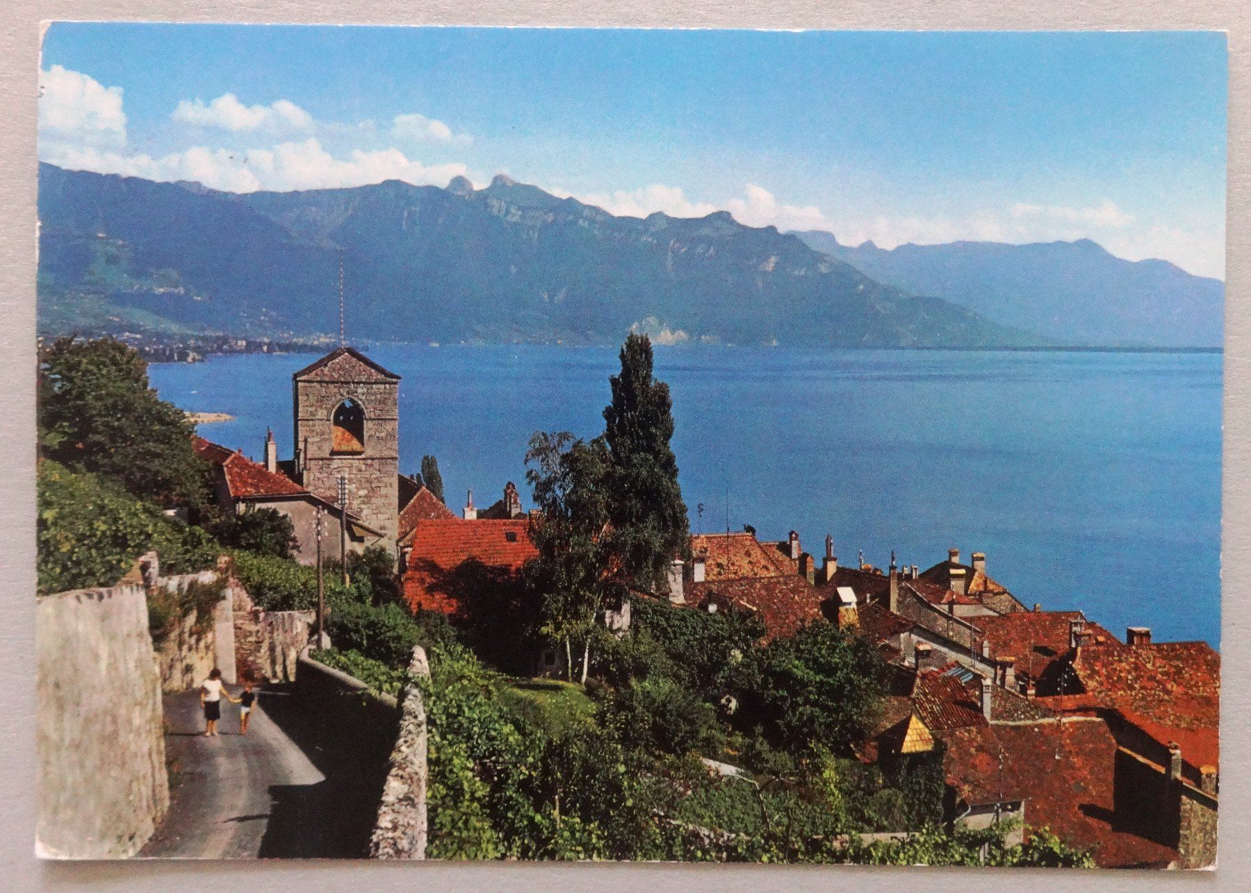 Cartoline postali: St. Saphorin près Vevey – Usato da Fétigny venduto da Billy2miny