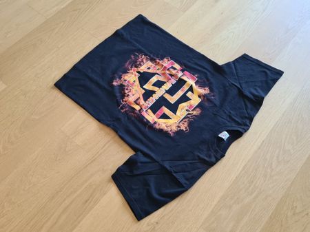 Vintage Rammstein Vintage T-shirt 90s 90er Feuer Kreuz Herz