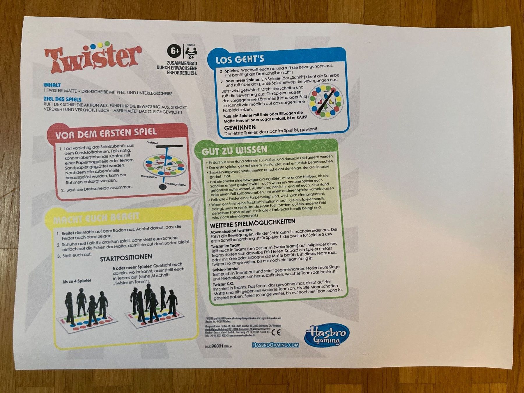 Hasbro Giochi: Twister – Usato da Fislisbach venduto da Happy_Day 4