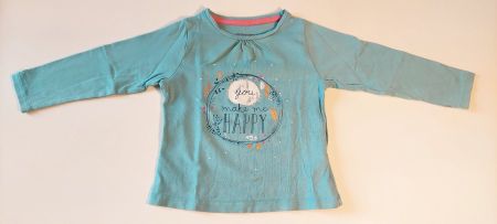 SWEATSHIRT | VERTBAUDET | "you make me happy" | Grösse 94