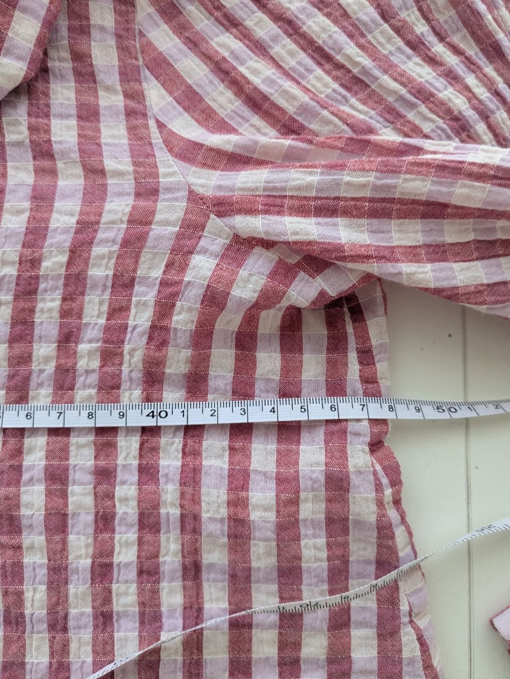 Mango Blusen: MNG Karobluse mit Rüschenkragen Grösse S  – Gebraucht aus Rorschach von olg_5qq2 6