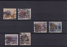 Timbres anciens Rotary / Autriche - N° Zumstein 492 - 497
