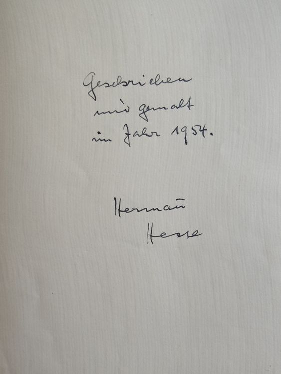 Dipinti: Hermann Hesse – Original Aquarell „Zwölf Gedichte“ (1954) – Usato da St.Gallen venduto da and_j7rb 4