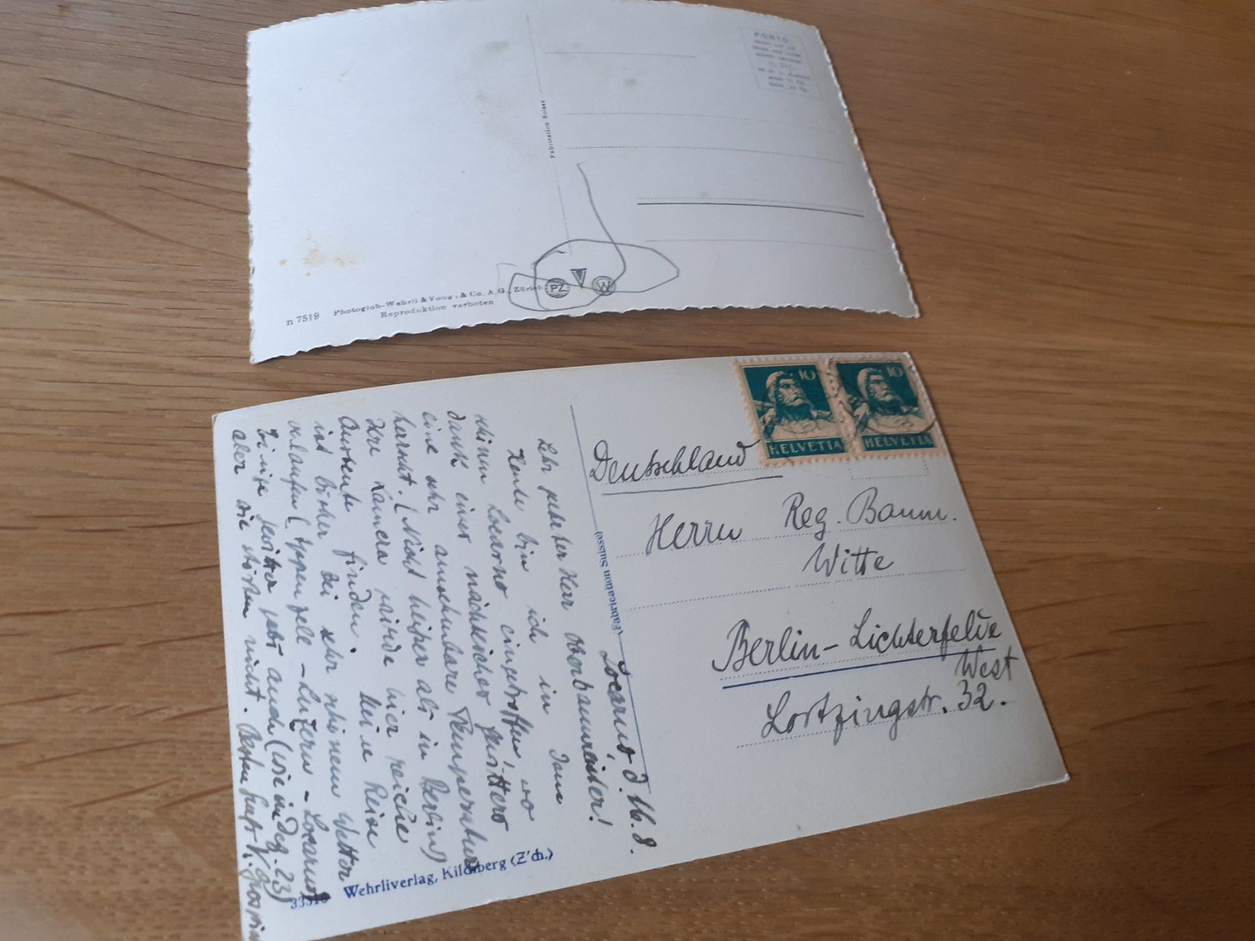 Cartoline postali: LOCARNO - MADONNA del SASSO – Usato da Winterthur venduto da Ornyx7 1