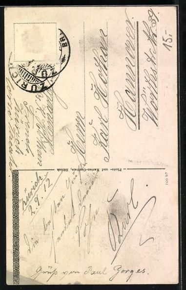 Ansichtskarten: Schweiz, Kaiser Wilhelm II. Besuch in de – Gebraucht aus Berlin von bartko-reher 1