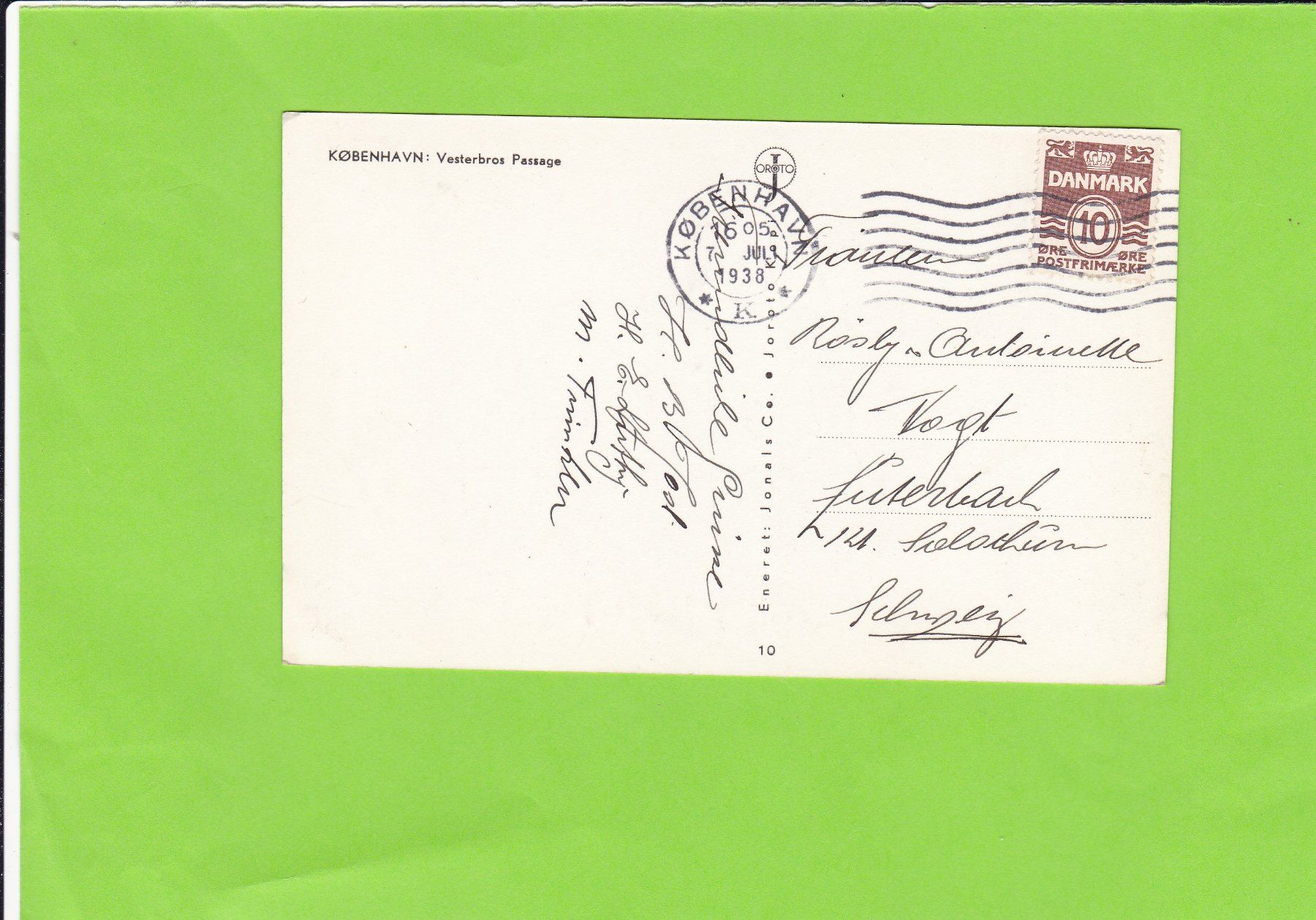 Cartoline postali: Kopenhagen – Usato da St. Peterzell venduto da neckertal 1