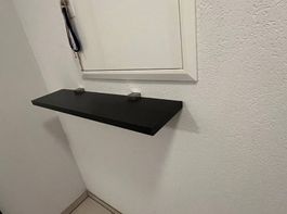 Wandregal dunkelbraun inkl. Halterungen
