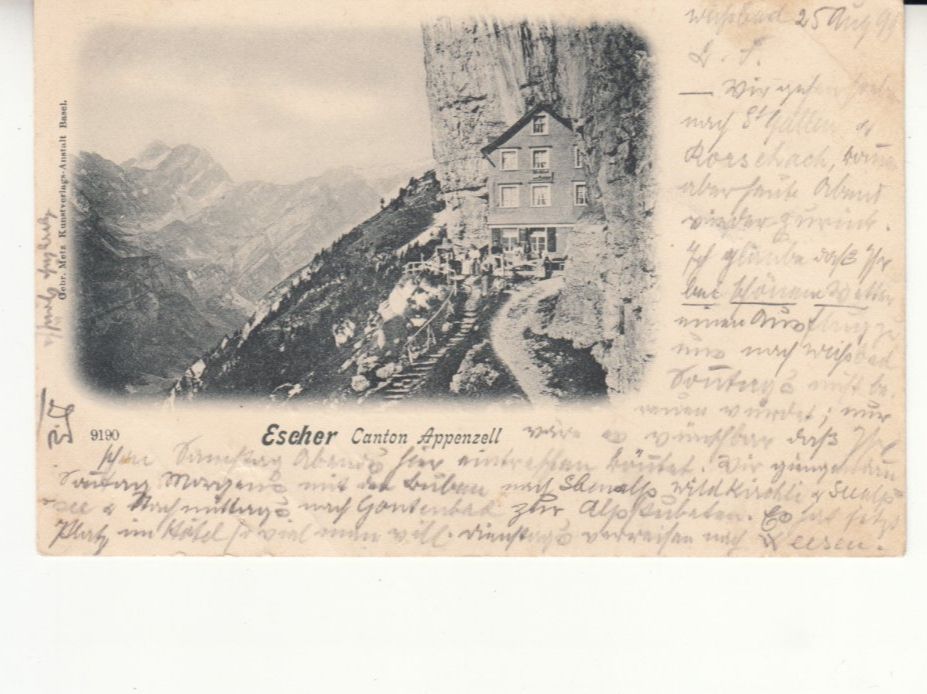 Ansichtskarten: Aescher 1899 – Gebraucht aus Bürglen TG von StampGraf
