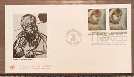 1971, Seltener UNO Erstagsbrief Picasso, Genf Cachet
