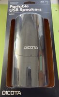 DICOTA Tragbare USB Lautsprecher Rhythm in schwarz