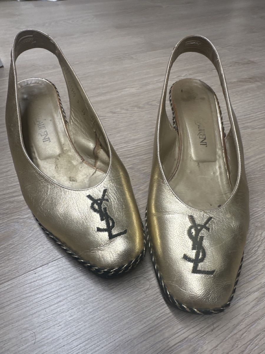 Saint Laurent Damenschuhe: YSL metallic gold heels – Neu (gemäss Beschreibung) aus St-Imier von Baptthegreat
