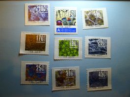2024 Naturmuster ET Vollstempel 2015-2023 aus Zehnerbogen