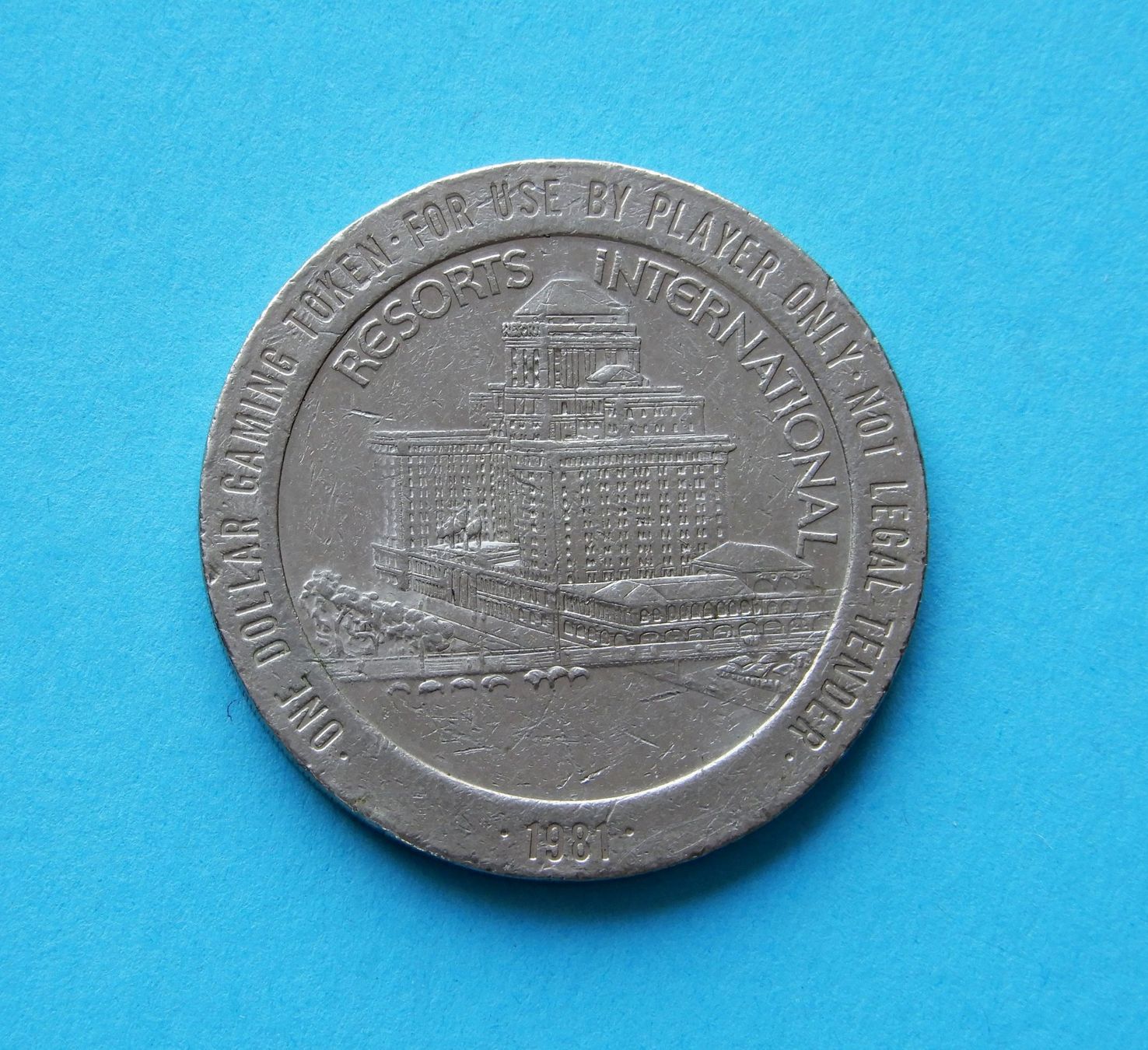 Médailles: Token  USA 1 Gaming Dollar 1981 – D'occasion à Trasadingen par Traadinger 1