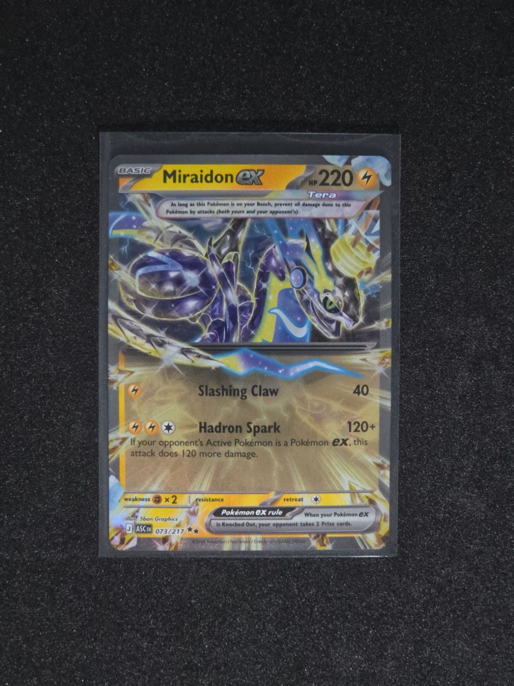 Pokémon Carte collezionabili: Miraidon ex - ASC-73 – Nuovo (secondo la descrizione) da St. Gallen venduto da CardZelo