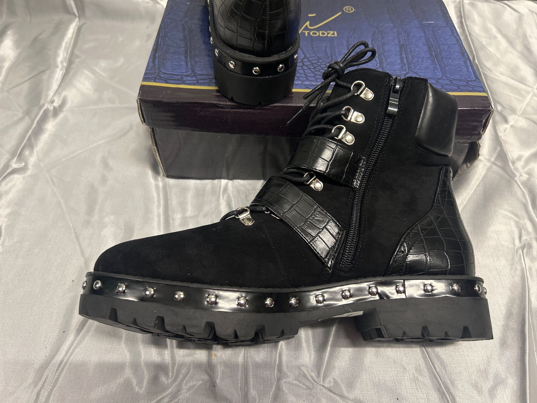 Scarpe da donna: Schnürboots / Stiefeletten Neu Gr 41 – Nuovo e nell'imballaggio originale da Regensdorf venduto da Spyke55 4