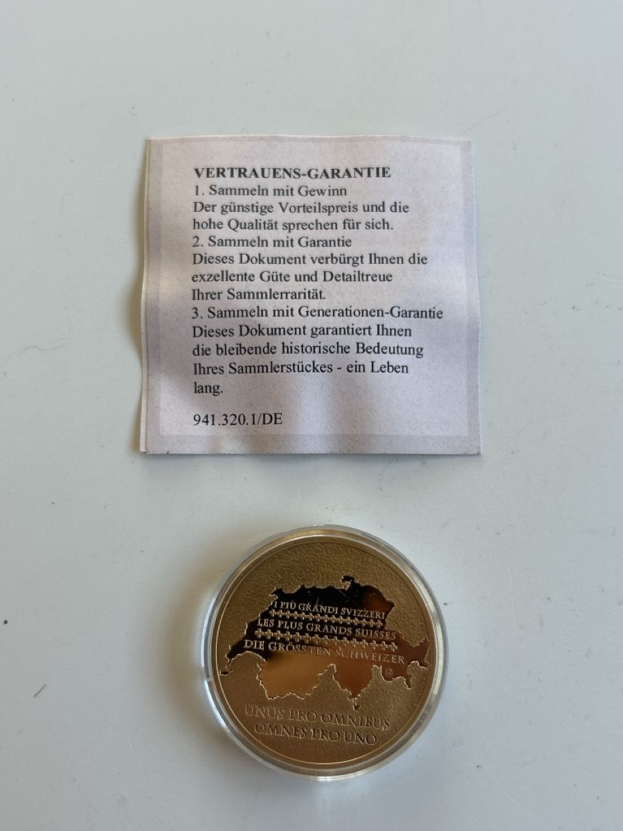 Médailles: Medaille Die grössten Schweizer Albert Einstein (2S2) – D'occasion à Neuenhof par 123-Allerlei 1
