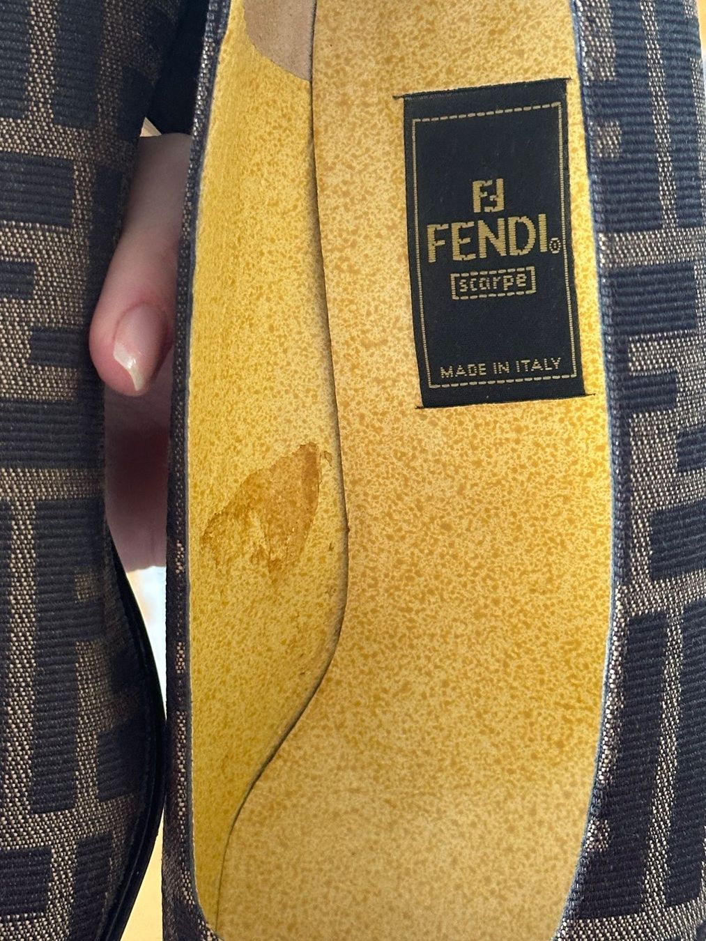 Fendi Damenschuhe: Fendi Vintage Loafer Pumps Zucca Monogram – Gebraucht aus Bern von kbrawho 7