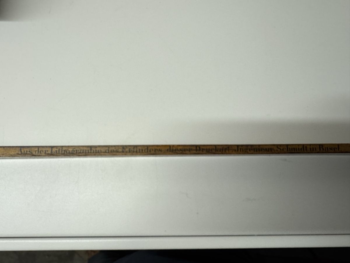 Misurare: Schweizer Maß 1838 Ellenstab Maßreform Schweizer Fuß Basel – Usato da Basel venduto da good_forms 1