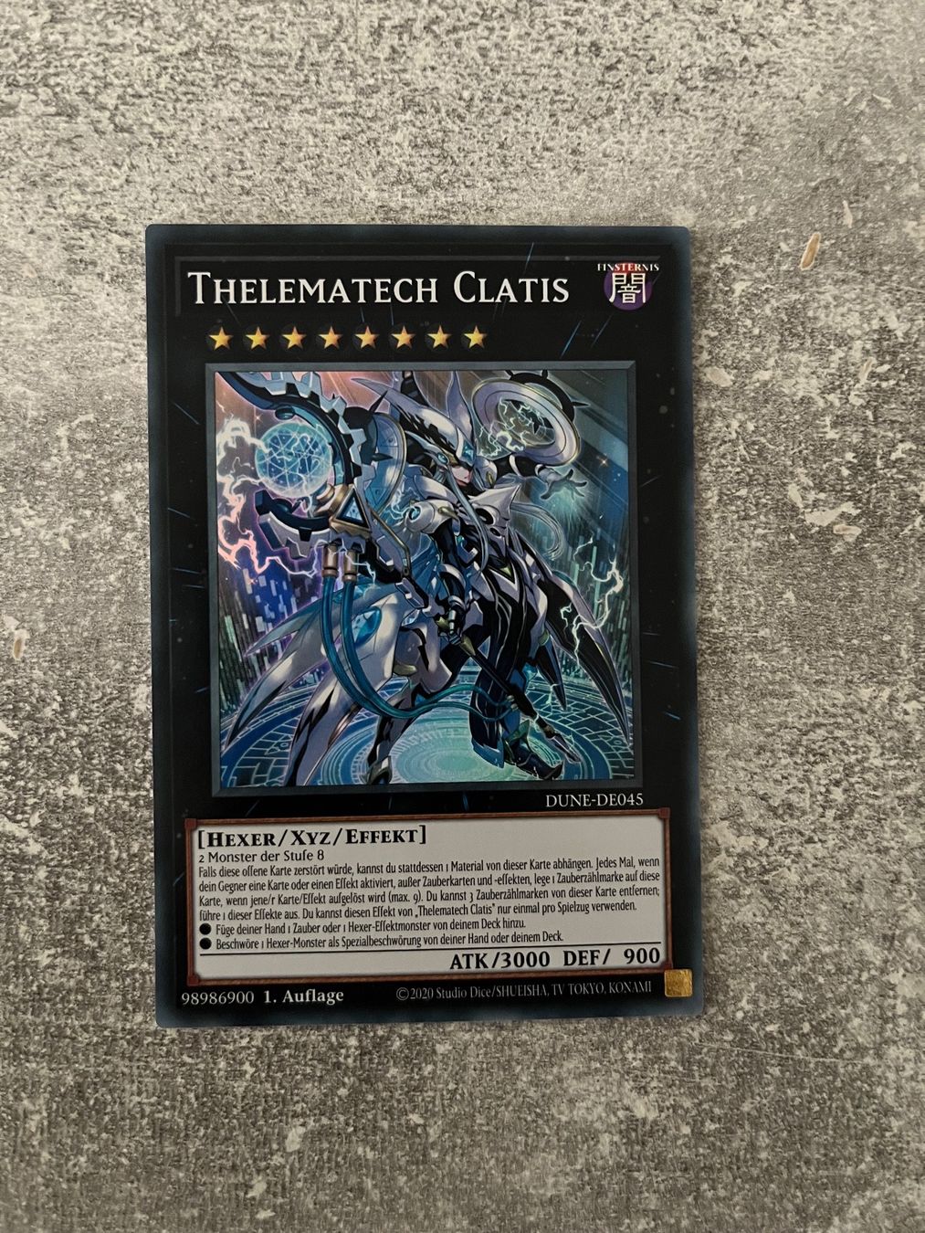 Yugioh Carte collezionabili: Thelematech Clatis (DUNE-DE045), Super Rare – Nuovo (secondo la descrizione) da Gränichen venduto da Pauli94