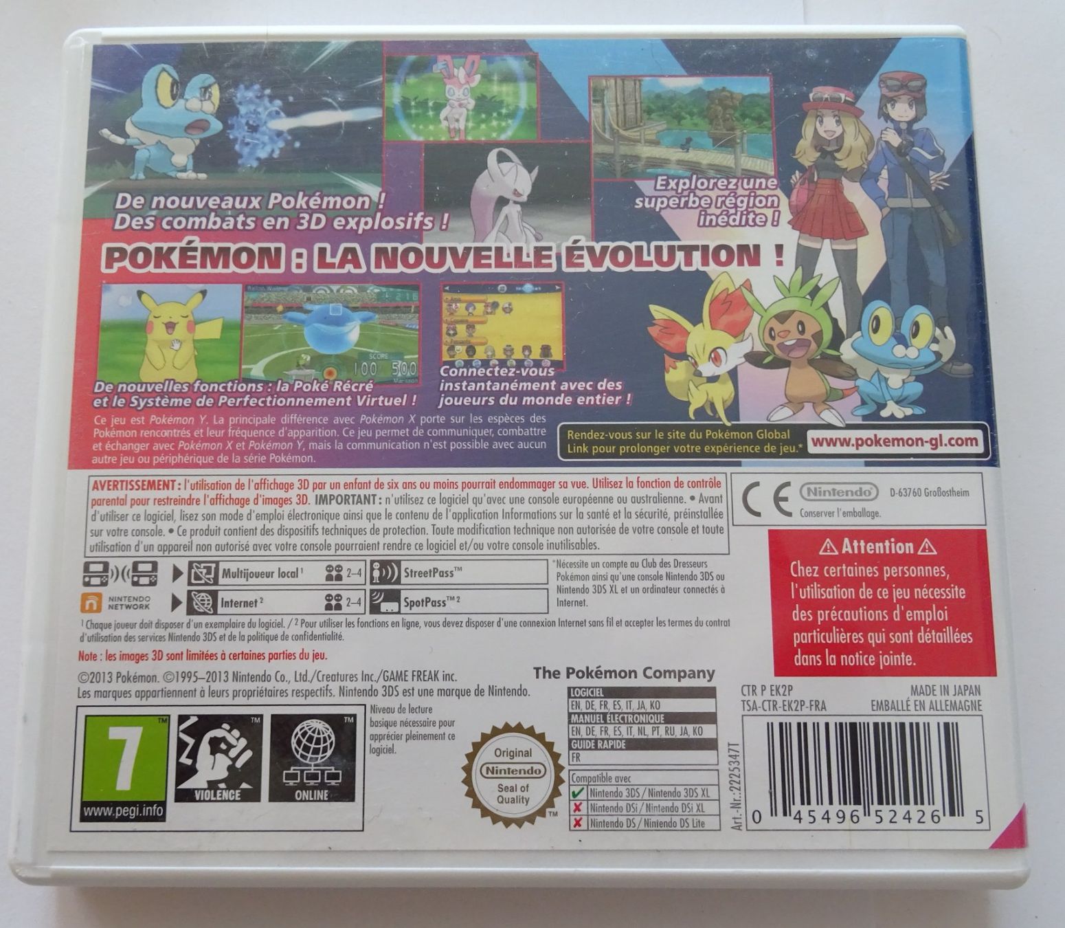 Pokémon Jeux: Nintendo 3DS - POKEMON Y – D'occasion à La Sarraz par classicworldcoins 1