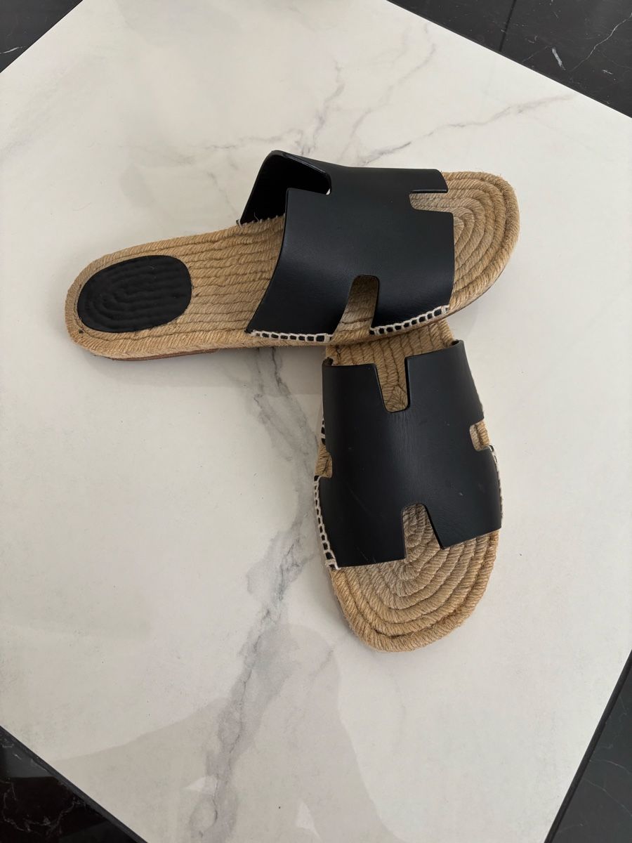 Hermès Chaussures hommes: HERMES ANTIGUA ESPADRILLE BLACK – D'occasion à Arlesheim par FabiKl 1