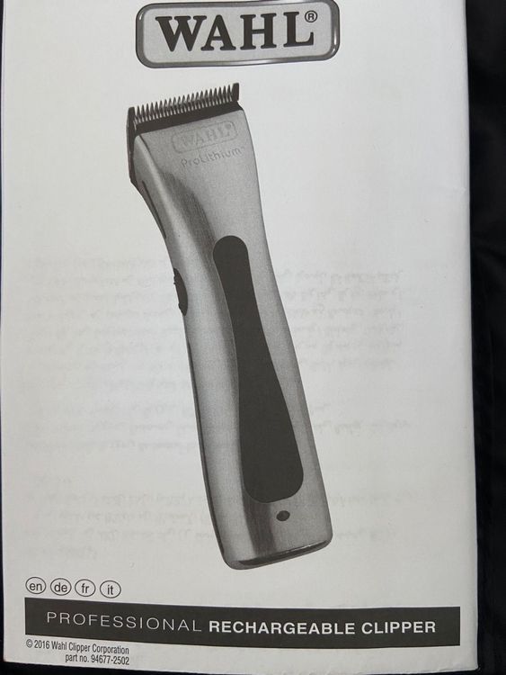 Wahl Rasierer, Pro Lithium Beretto | Acheter sur Ricardo