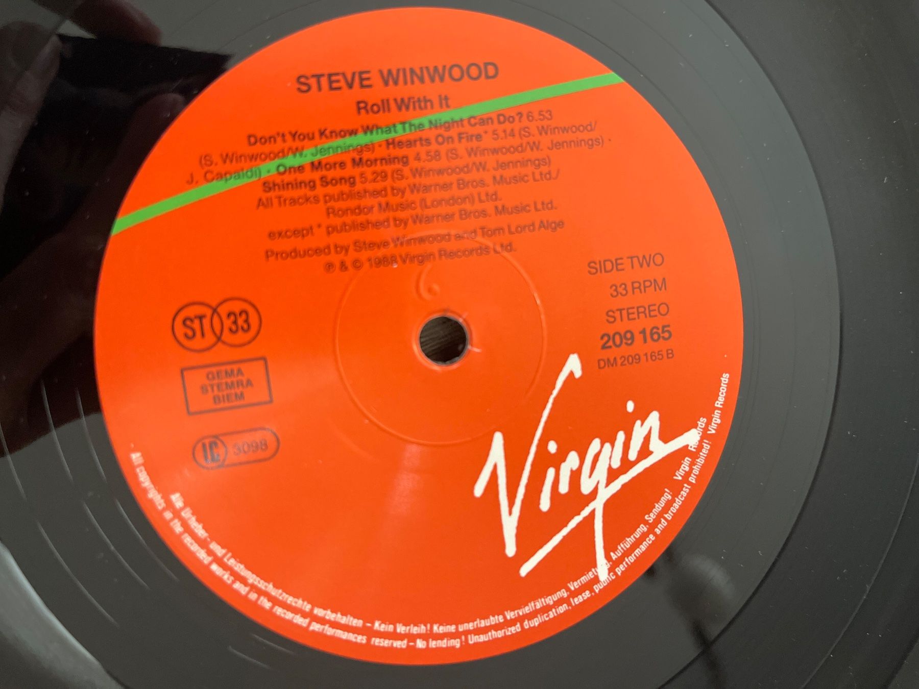 Dischi in vinile: A344/Steve Winwood - Roll With It – Usato da Frutigen venduto da Philippe_jsp 2