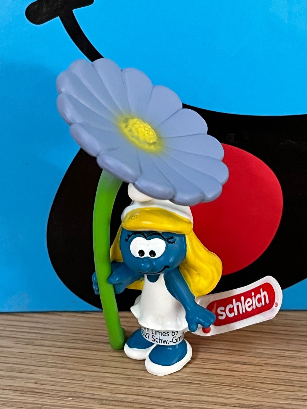 Schleich Statuette: Schlumpfine mit Blume – Nuovo (secondo la descrizione) da Lyss venduto da Duckszone