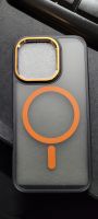 iPhone 16 Pro MagSafe Hülle Schwarz Orange