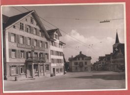 Berneck - Gasthof zu den Eidgenossen - Fotokarte ca. 1940