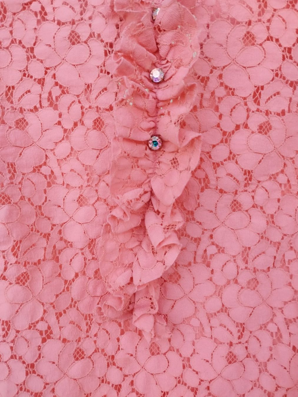Tops: MAX&Co. Spitzentop Gr. S, lachsfarben, neuwertig – Gebraucht aus Paradiso von byrek 1