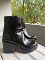 Stiefeletten H&M mit Plateau schwarz Grösse 41 neu