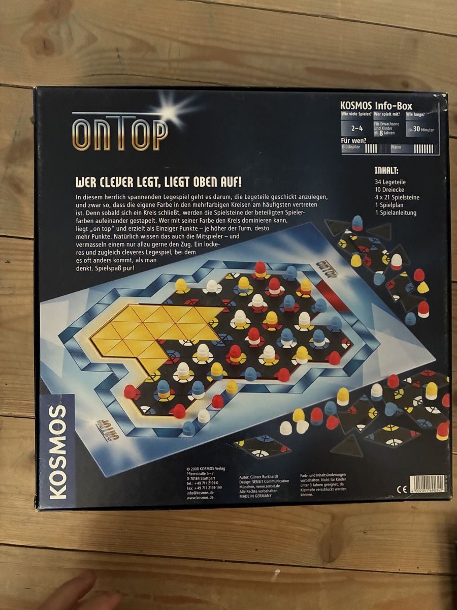 Kosmos Spiele: On Top – Gebraucht aus zürich von lifi0406 1