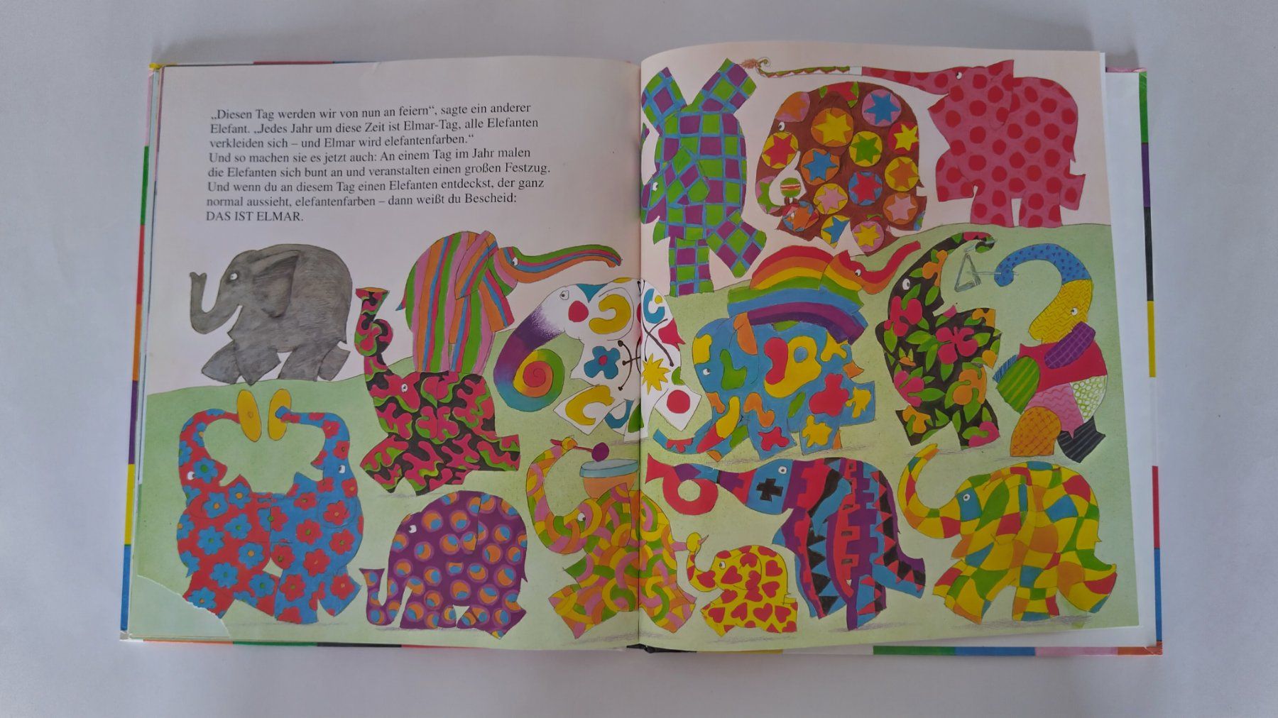 Libri: Elefant Elmar / Bilderbuch ab Fr. 8.- / David McKee – Usato da Bellach venduto da JingleJerry 7