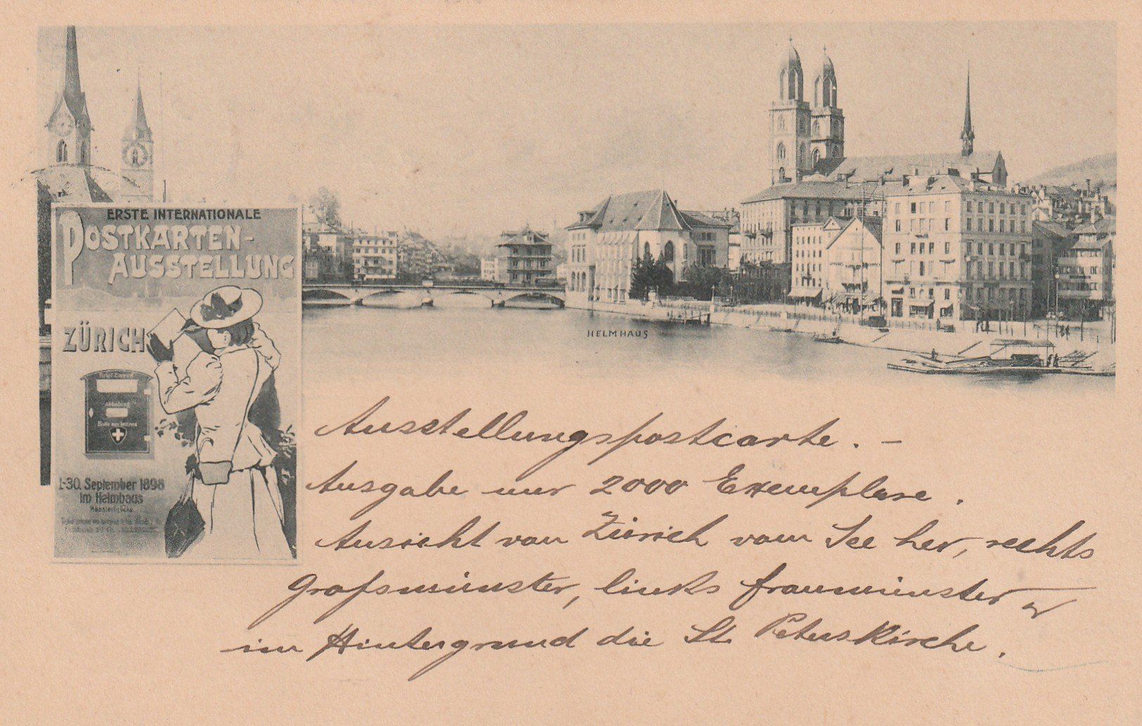 Cartoline postali: Zrich Postkarten-Ausstellung 1898 – Usato da Rorschacherberg venduto da fratovi2
