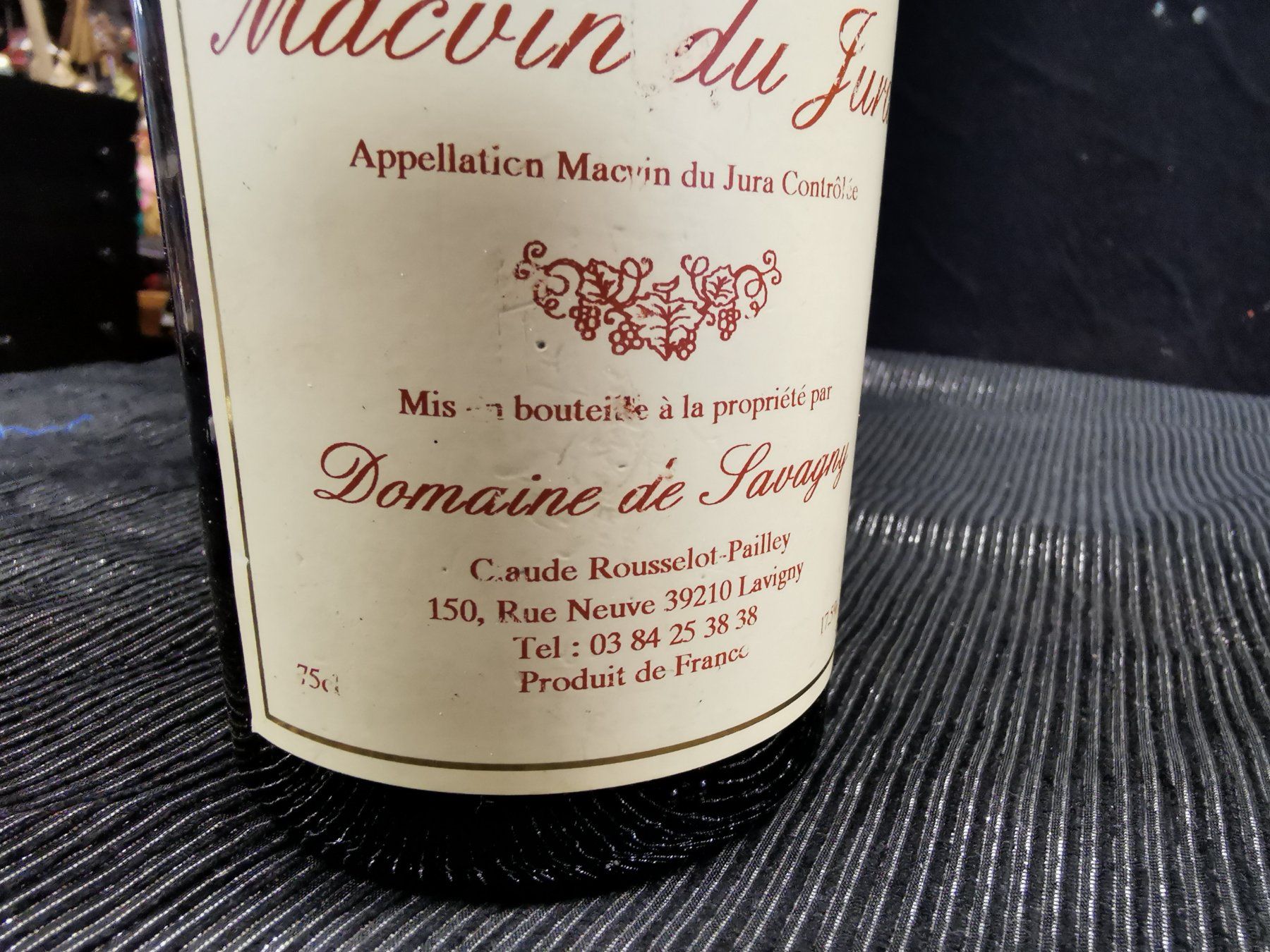 Vino: MACVIN DU JURA – Nuovo (secondo la descrizione) da Genève venduto da Leboucheoreilles 3