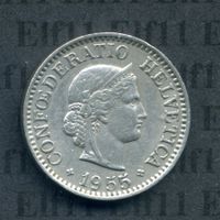 CHF___0.10 1955 -vz 10 Rappen