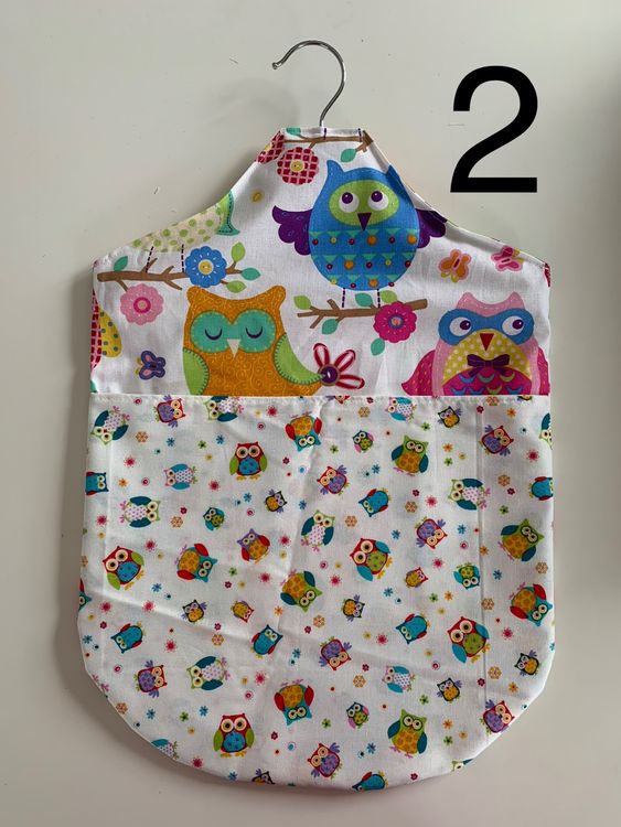 Wäscheklammerbeutel Konisch - 2 Stück Hängende Aufbewahrungstaschen