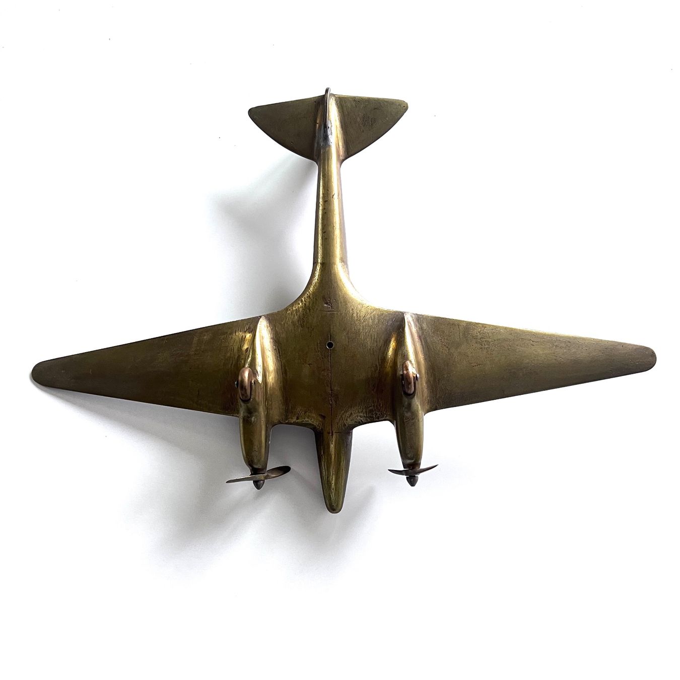 Modellbausätze & Standmodelle: MASSIVER MESSINGFLIEGER / PROPELLERFLUGZEUG, ALT UND SCHWER – Gebraucht aus zuerich von Zenzone 2