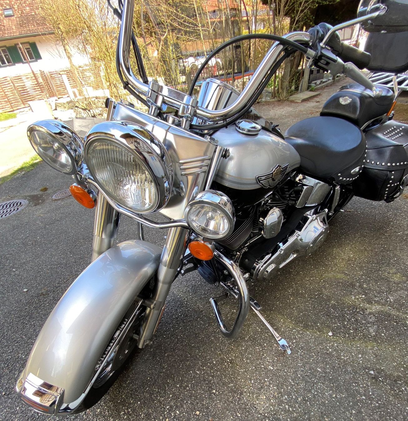 Harley-Davidson Chopper: Harley-Davidson Jubiläums-Modell 2003 Heritage Softail – Usato da Reutlingen venduto da griggi90 5