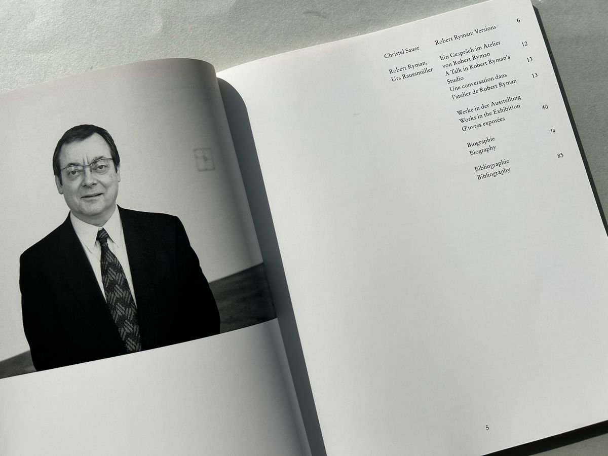 Libri: Robert Ryman Versions - Art Exhibition Catalog - 1992! pace – Usato da Zürich venduto da Coffeetable88 1