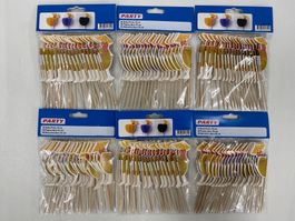 6 x 20 Deko Picks 10 cm Schirmchen (120 Stück)