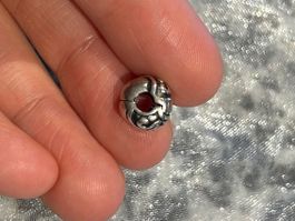 Pandora Clip Charm mit Muster, wunderschön 🌸 925er Silber