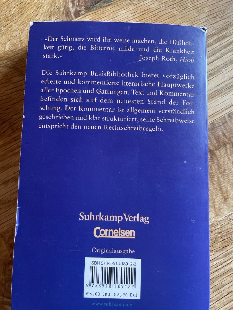 Libri: Joseph Roth, Hiob – Usato da Freidorf TG venduto da ibipatria 1
